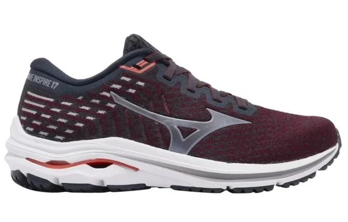 Mizuno Wave Inspire 17 Waveknit Wide &laquo;Dark Red&raquo;