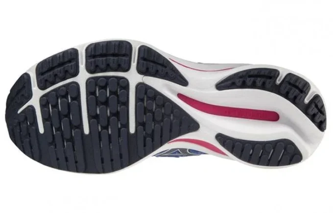 Mizuno Wave Rider 25 Waveknit Super Wide &laquo;Blue White&raquo;