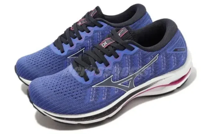 Mizuno Wave Rider 25 Waveknit Super Wide &laquo;Blue White&raquo;