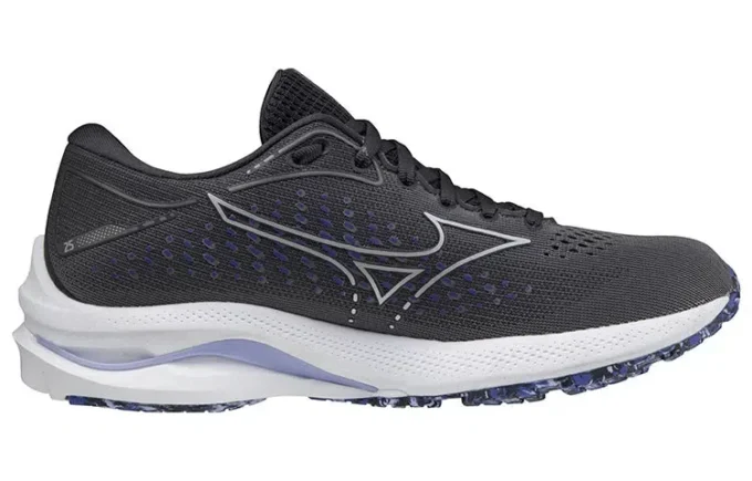Mizuno Wave Rider 25 Wide &laquo;Black Pearl Violet Glow&raquo;