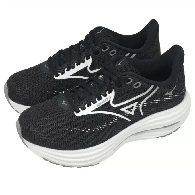 Mizuno Wave Rider 29 Super Wide &laquo;Black White&raquo;