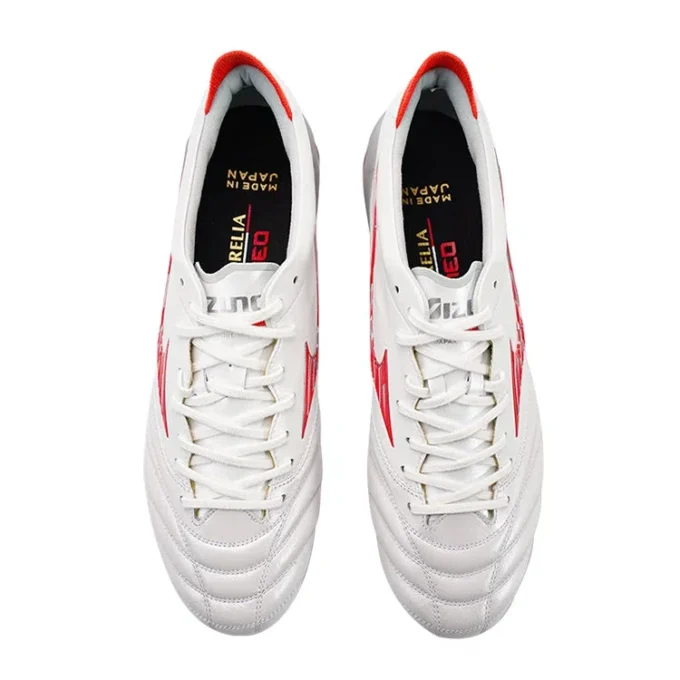 Morelia Neo4 IV Japan Football Soccer Cleats &laquo;White Red&raquo;